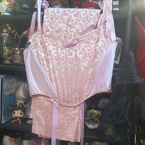 NWOT Sugar Thrillz corset pant set